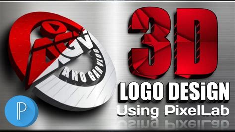 D Logo Design Using Pixellab By Ano Gah Vlog Youtube