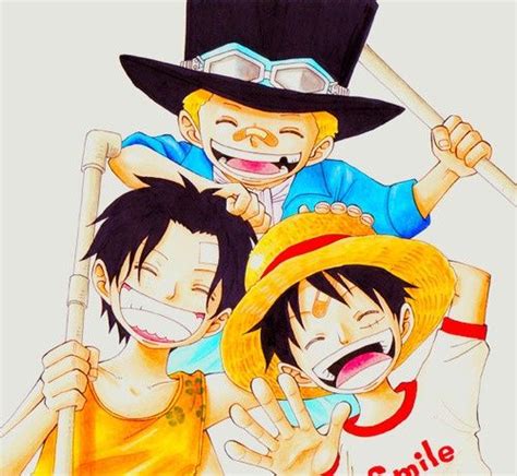 Luffy Ace Et Sabo One Piece Xs Pinterest