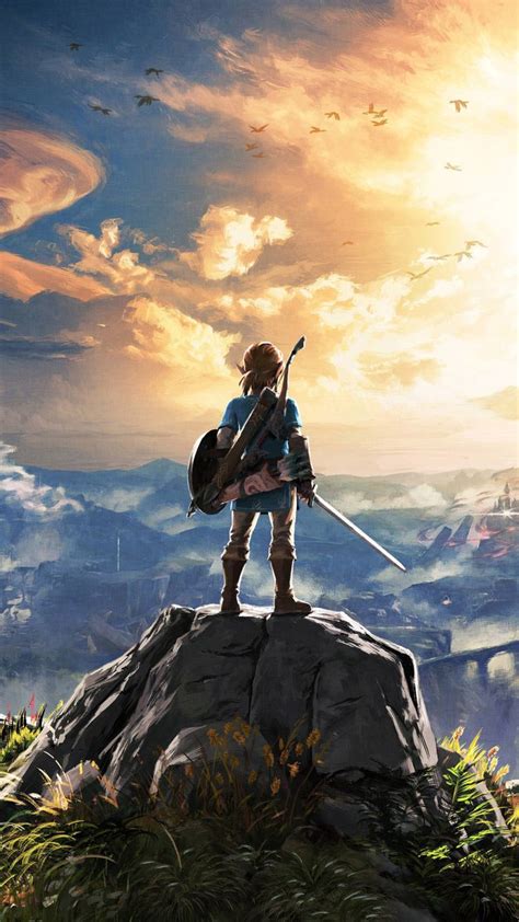 Lock Screen Zelda Iphone Wallpaper In 2020 Legend Of Zelda Poster