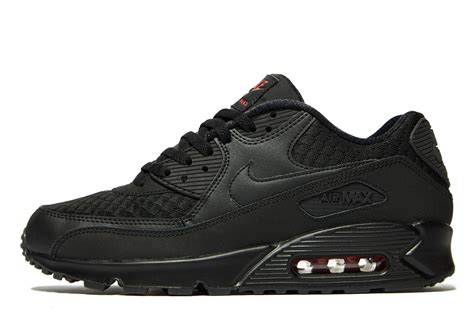 Nike Leather Air Max 90 In Blackred Black Lyst
