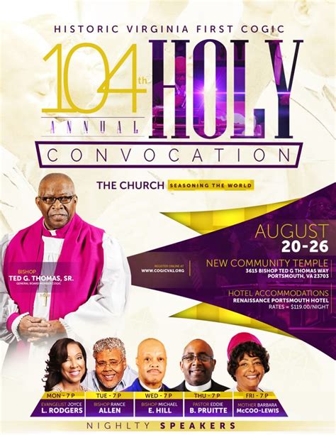 104th State Holy Convocation Praise Center Church Of God In Christ