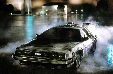 Back To The Futures Delorean Top 10 Fictional Cars Time