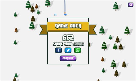 🕹️ Play Downhill Ski Game Free Online Freestyle And Flag Trail Skiing