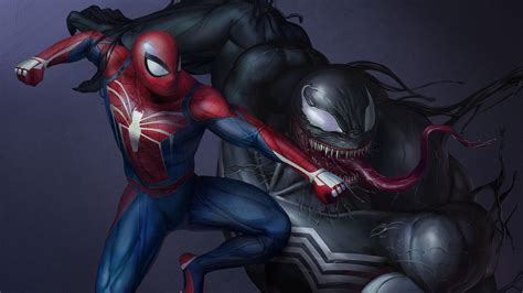 Tag venom with your spider web in this fast paced shooting game featuring spiderman, dark spiderman and the. 1600x900 Spiderman Vs Venom Artwork HD 1600x900 Resolution ...