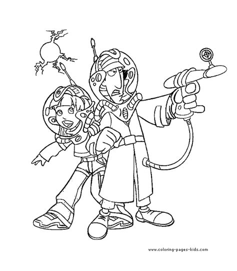 Download Inspector Gadget color page - Coloring pages for kids - Cartoon characters coloring pages ...