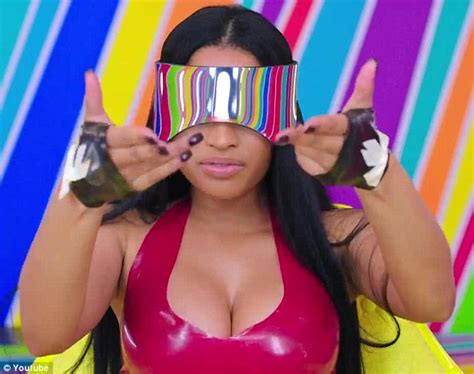 Nicki Minaj Rocks Hot Pink Latex In Jason Derulo Video Daily Mail Online