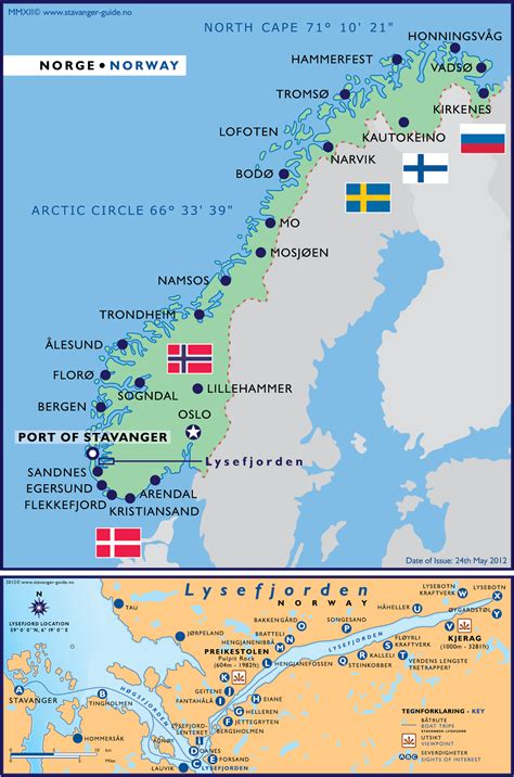 Map Of Stavanger Norway