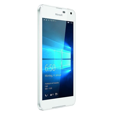 Refurbished Microsoft Nokia Lumia 650 16 Gb Silver Unlocked Back