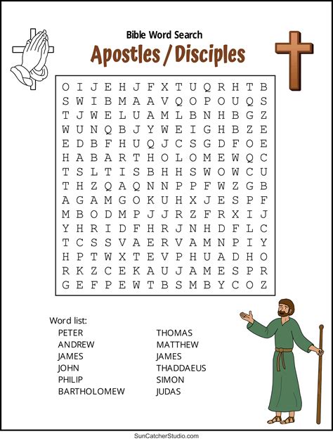 Bible Word Search Free Printable Christian Puzzles Diy Projects