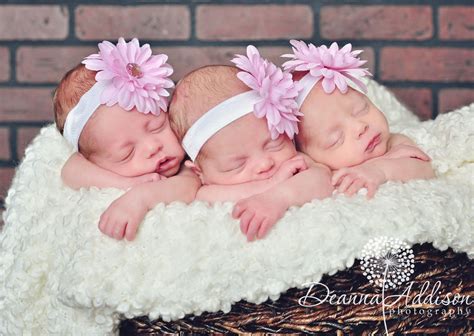 Deanna Addison Photography The Abbe Triplets Newborn