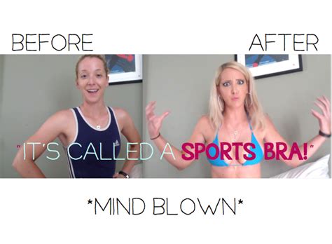 Jenna Marbles Youtuber On Sports Bras Mind Blown Sports Bra Bra