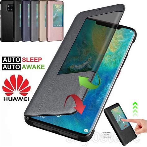 Smart Leather Case For Huawei Mate 20 Mate 20x 20 Pro Original 11