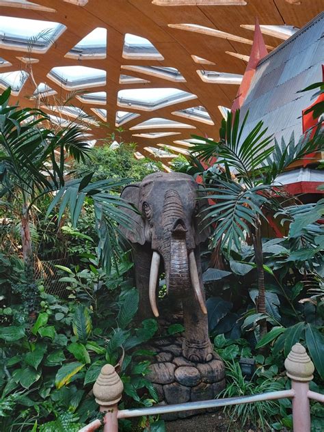 Elephant Statue In The Kaeng Krachan Elephant Park House July 2020