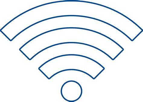 The Wifi Symbol Is Shown On A White Background