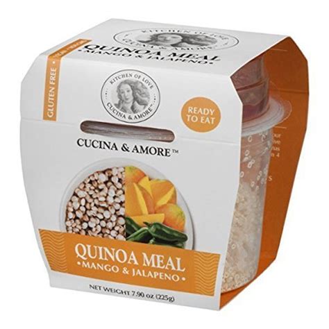 6 Pack Cucina And Amore Quinoa Rte Meal Mango And Jalapeno 79 Ounce