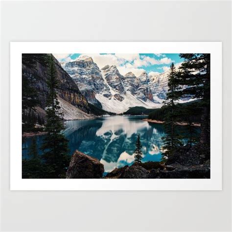 Moraine Lake Art Print By Andrew Marcu Worldwide Shipping Available At