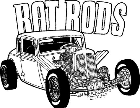 Cool chevrolet chevelle malibu ss, copo 427 and ss 454 car to print out. Cartoon Critters - ratrod 2 coloring page