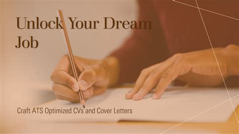 Mastering the Art of ATS Optimized CVs and Cover Letters for National