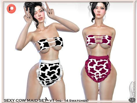 Sexy Cow Maid Costume Clothing Loverslab