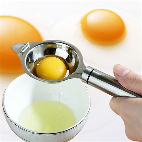 Stainless Steel Egg White Separator Tools Eggs Yolk Filter Gadgets