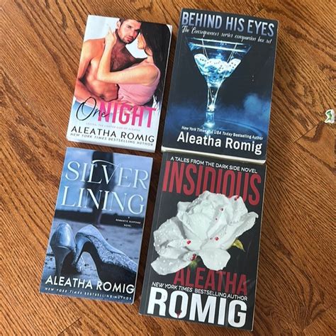 Other Lot Of Aleatha Romig Romance Novels Insidious Secrets Behind