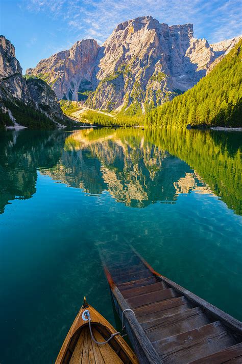 Lake Braies Natural Monument And Unesco License Image 71320466