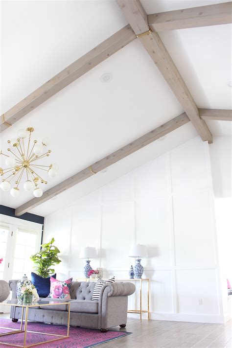 How To Make Ceiling Beams Look Like Wood Shelly Lighting