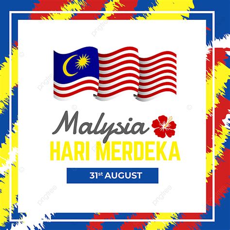 Gambar Rancangan Konsep Hari Kemerdekaan Malaysia Merdeka Bendera