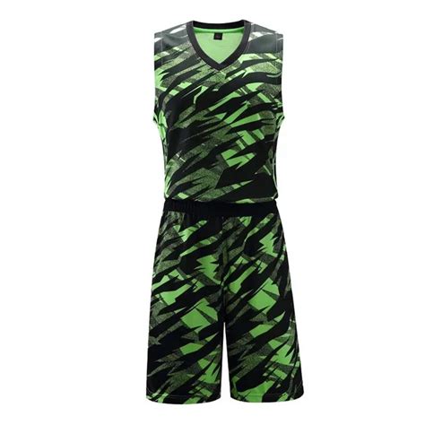 Custom Camouflage Basketball Jerseys Kits Team Sportswear Men Training