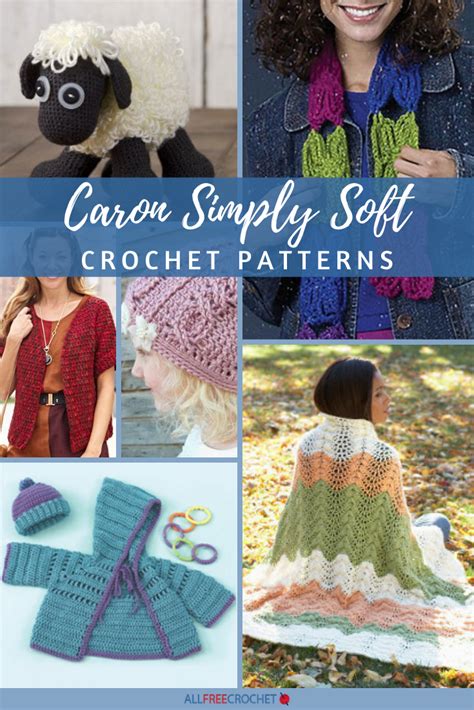 24 Caron Simply Soft Crochet Patterns Caron Yarn All Free Crochet