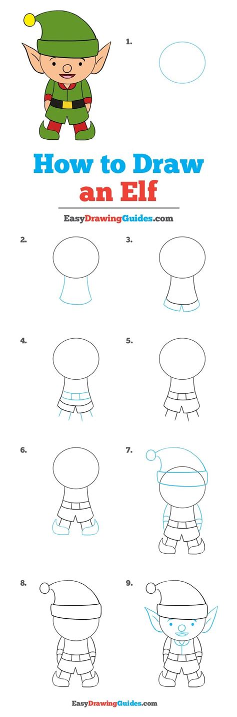 How To Draw An Elf Really Easy Drawing Tutorial