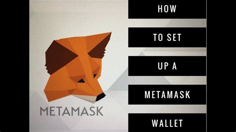 Setting up a crypto wallet. HOW TO SET UP A METAMASK WALLET - YouTube