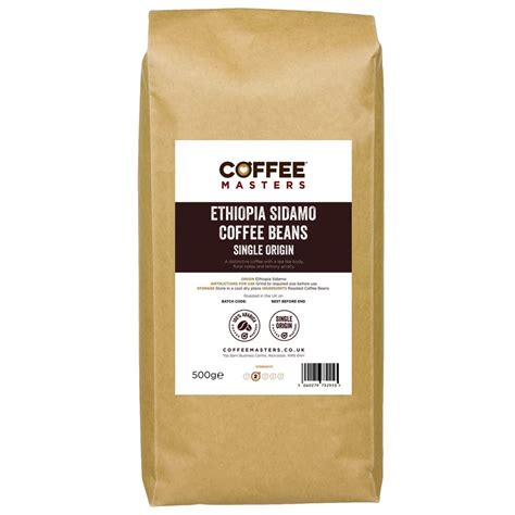 Buy Coffee Masters Ethiopian Coffee Beans 1kg Single Origin 100 Arabica Coffee Beans From