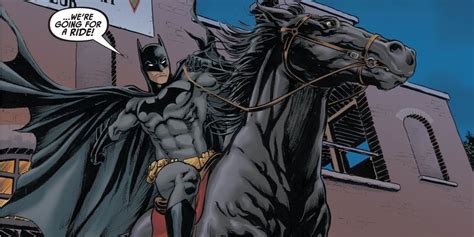 Batman Just Ditched The Batmobile For A Bat Horse