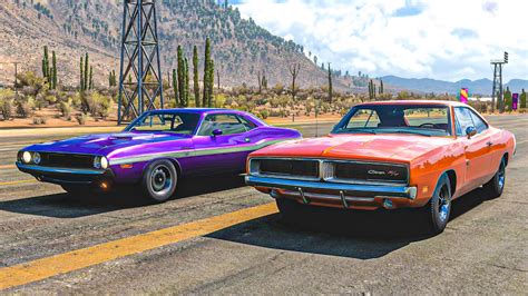 Dodge Charger R T 69 Vs Dodge Challenger R T 70 Forza Horizon 5