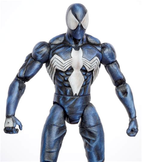 Spider Man Marvel Legends Style Black Venom Symbiote Custom