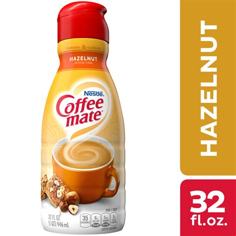 Nestle Coffee Mate Hazelnut Liquid Coffee Creamer 32 Fl Oz Walmart