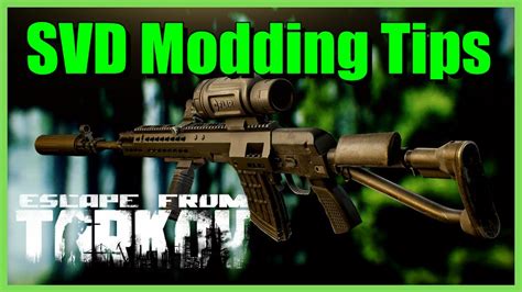 There are few games on the market quite like escape from tarkov. SVD Modding Guide & Tips - Escape from Tarkov (Patch 0.12.3)