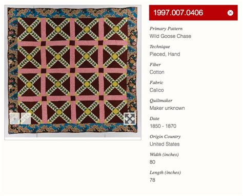 Image Of Quilt From The Collection At The International Quilt Study
