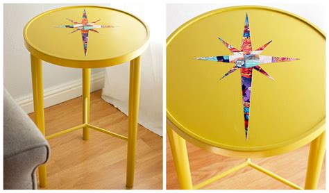 Diy Mid Century Inspired Table Comic Book Style Our Nerd Home