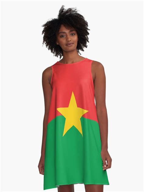 Burkina Faso Graphic T Shirt Dress By Planetterra Flag Dress