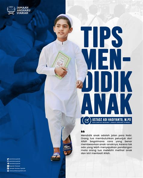 Tips Mendidik Anak Jamaah Ansharu Syariah