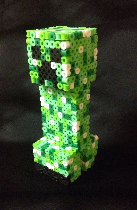 3d Perler Bead Minecraft Creeper