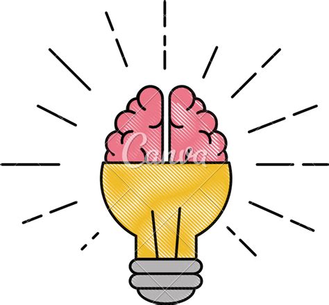 Idea Clipart Lightbulb Brain Png Download Full Size Clipart