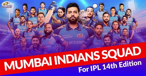 Mi Team Squad For Ipl 2021 Mumbai Indians Full List Of Players And