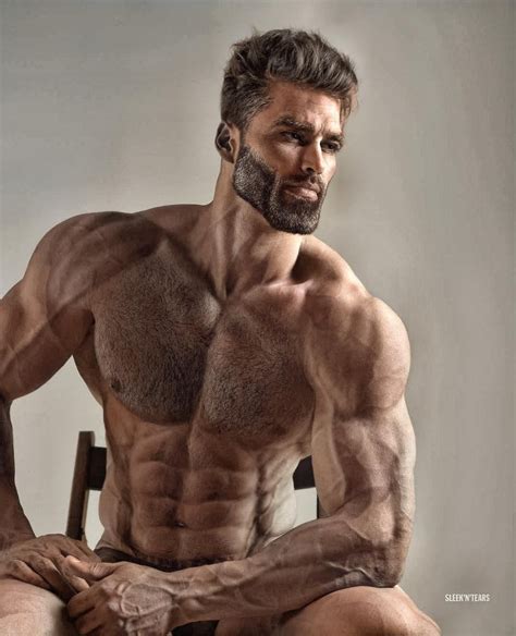 Gigachad Restored To Normal Color Gigachad Chad Muscular Men