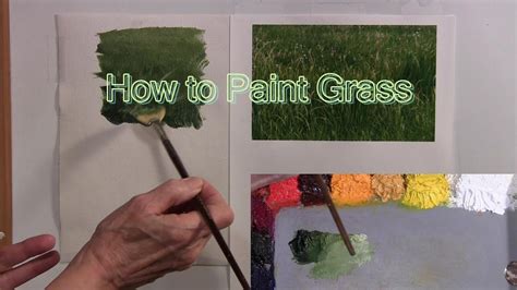 Quick Tip 242 How To Paint Grass Youtube Grass Painting Oil