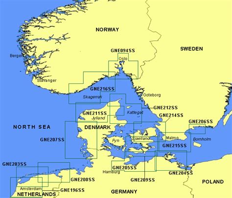 Garmin Offshore Cartography G Charts Norway Denmark Germany