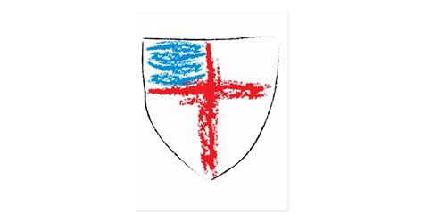 Episcopal Shield Postcard
