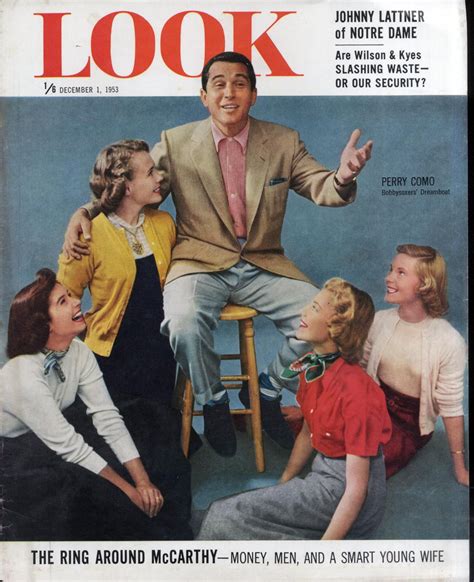 Look magazine, December 1953 (Perry Como) | Look magazine, Magazine cover, Vintage magazine